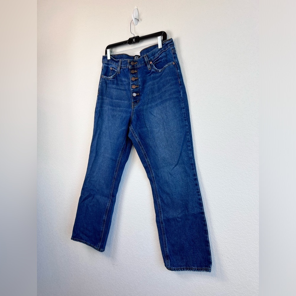 BDG Vintage Boot Cut Button Fly Cropped Jeans Size 32 - Picture 3 of 10